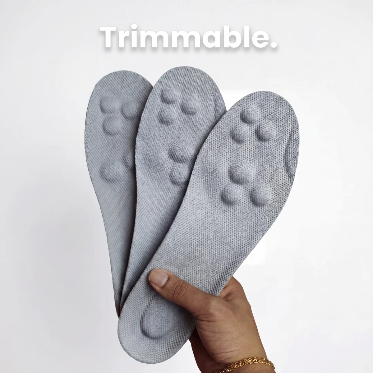 Semelles Orthopédiques 4D Massantes pour Confort et Soutien Plantaire