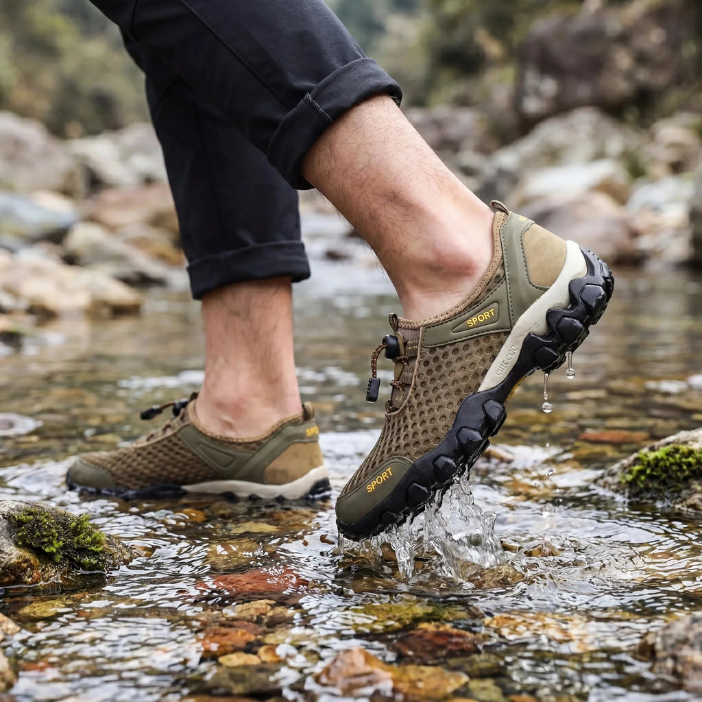 Chaussures Décontractées Homme Cuir Véritable Semelle Ergonomique Antidérapante