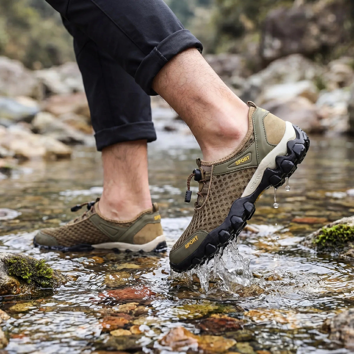 Chaussures Décontractées Homme Cuir Véritable Semelle Ergonomique Antidérapante
